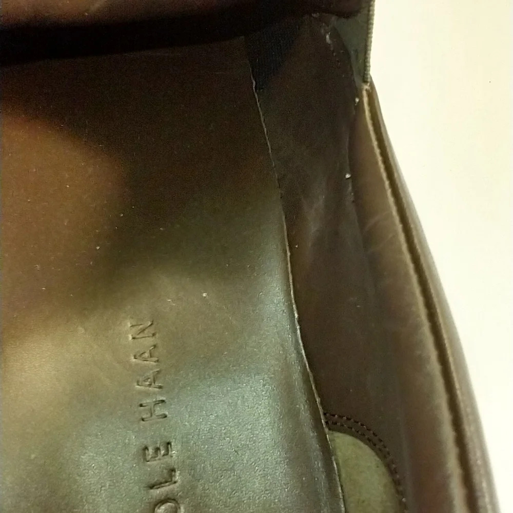 Cole Haan Tucker Venetian Brown Leather Slip On Loafers Men's sz 11M